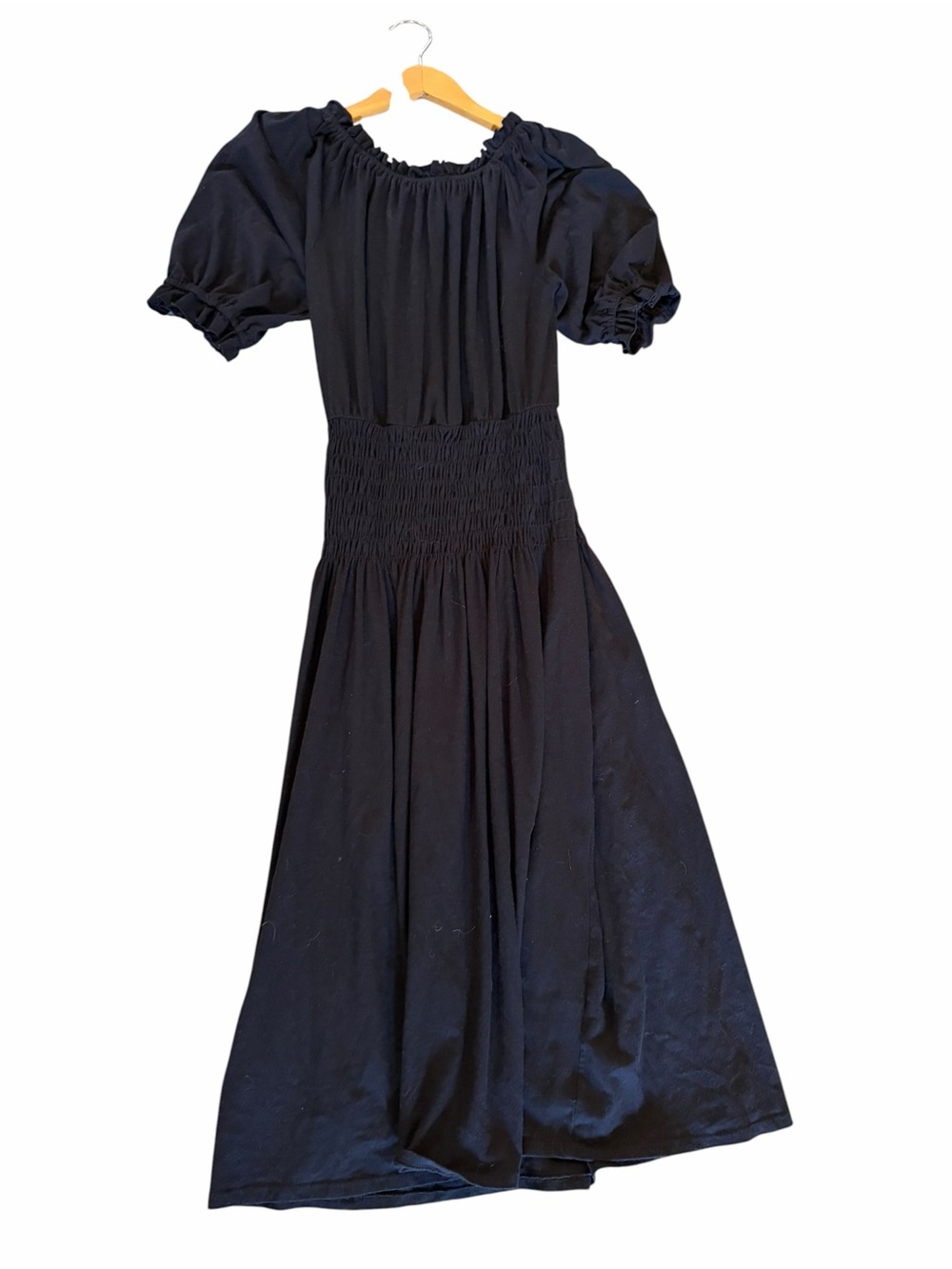 Sundry for Anthropologie Smocked Waist Midi Dress Size 0 - Picture 5 of 8